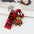 Wholesale Creative Hat Ribbon Bear Resin Keychain