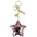 Wholesale Pentagram Sequin Bell Tassel Reflective Bright Surface Star Keychains