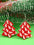 Wholesale Christmas Tree Fashion Printed Lantern Balloon Cookies Elk Acrylic Earrings Earrings Earrings