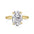 Wholesale Cross-border Live S925 Sterling Silver Ring Women's 8A High Carbon Diamond Square Ice Flower Zircon Super Flash 1-5 Carat Imitation Diamond Ring