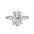 Wholesale Cross-border Live S925 Sterling Silver Ring Women's 8A High Carbon Diamond Square Ice Flower Zircon Super Flash 1-5 Carat Imitation Diamond Ring