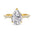 Wholesale Cross-border Live S925 Sterling Silver Ring Women's 8A High Carbon Diamond Square Ice Flower Zircon Super Flash 1-5 Carat Imitation Diamond Ring