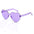 Wholesale Plastic Rimless Heart Shaped One Piece Sunglasses Kids Glasses